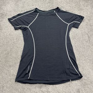 Icebreaker GT  T-Shirt Womens Small Blue Short Sleeve Crew Neck Athletic Tee Top
